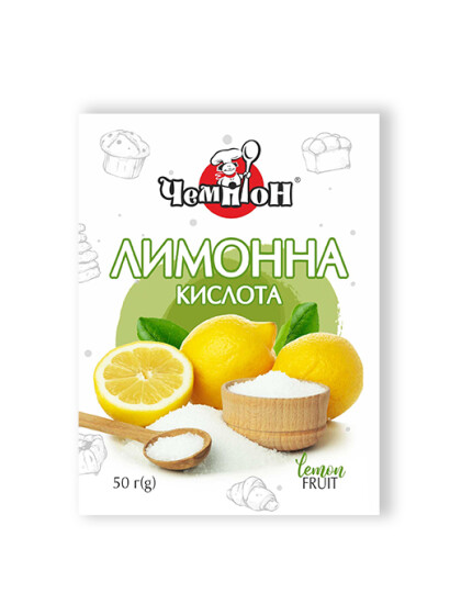 Лимонна кислота Чемпіон, 50 г